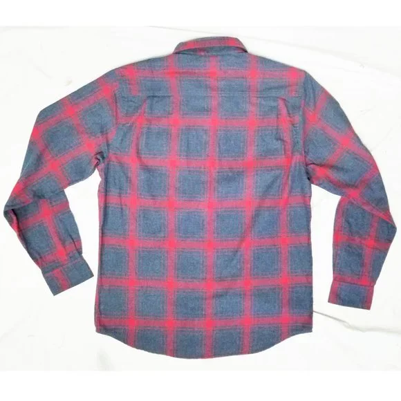 Weatherproof Vintage Mens Casual Soft Brushed Plaid Button-Down Flannel Shirt L - Picture 5 of 8